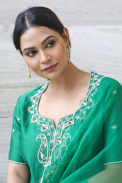Hara Kurta and sharara set