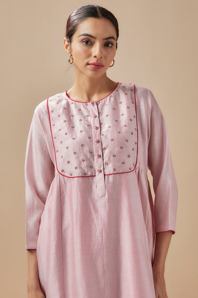 Rama Pink Dress with Pant