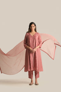 Zoya rust Kurta Set