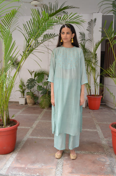 Aqua mist Kurta Set