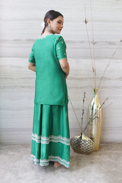 Hara Kurta and sharara set