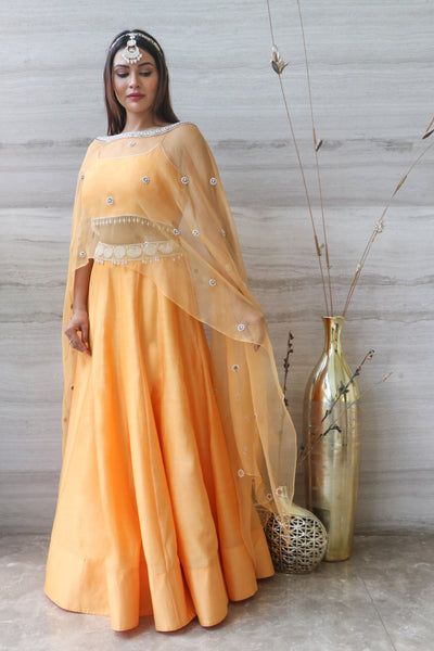 Kamala Lehenga with Cape