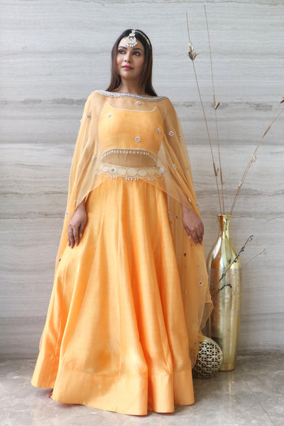 Kamala Lehenga with Cape