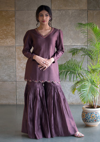 Raisin Kurta with Gharara