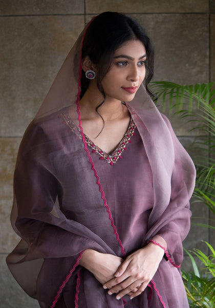 Raisin Kurta with Gharara