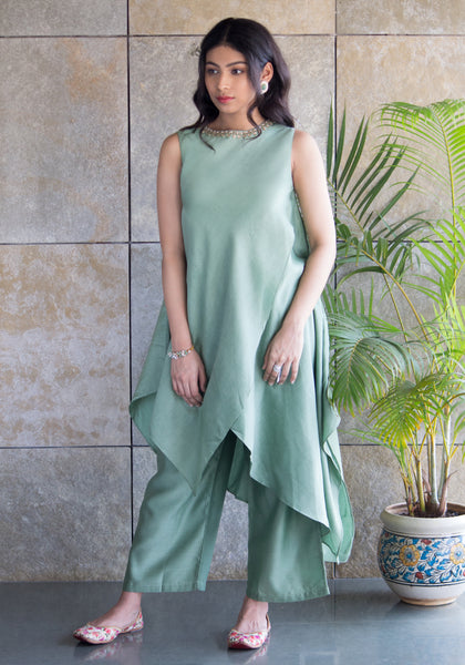 Sage Green Kurta Set