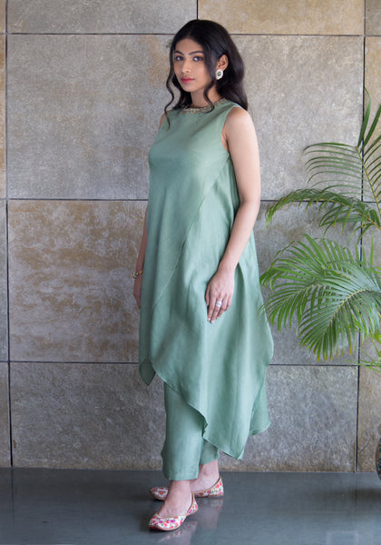 Sage Green Kurta Set